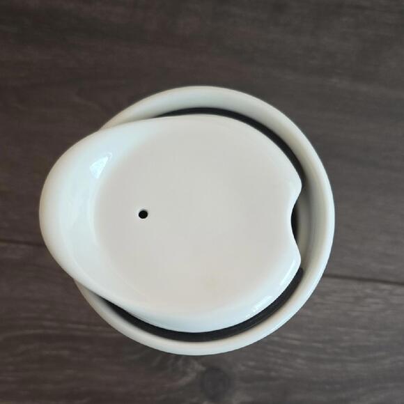 Starbucks White Mug with Gold Dots - Picture 3 of 5